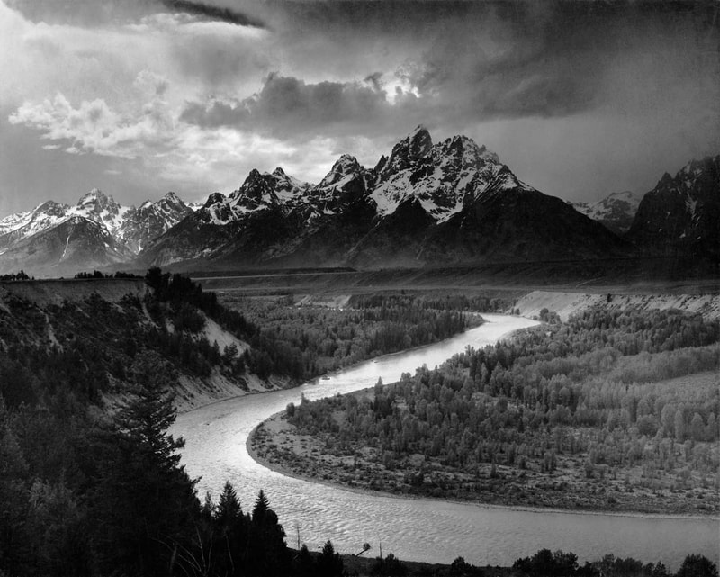 The Tetons and the Snake River, Grand Teton National Park, Wyoming, 1942